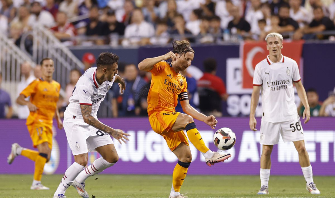 Real Madrid : Samuel Chukwueze Scores as AC Milan Defeats Real Madrid 1-0 in Preseason Friendly